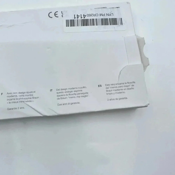 NEW Braun Gents BN0281 Analogue Interchangeable Wrist Watch Set Gray Black - Picture 7 of 8